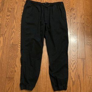 Old Navy Men's Black Chino Joggers, XL